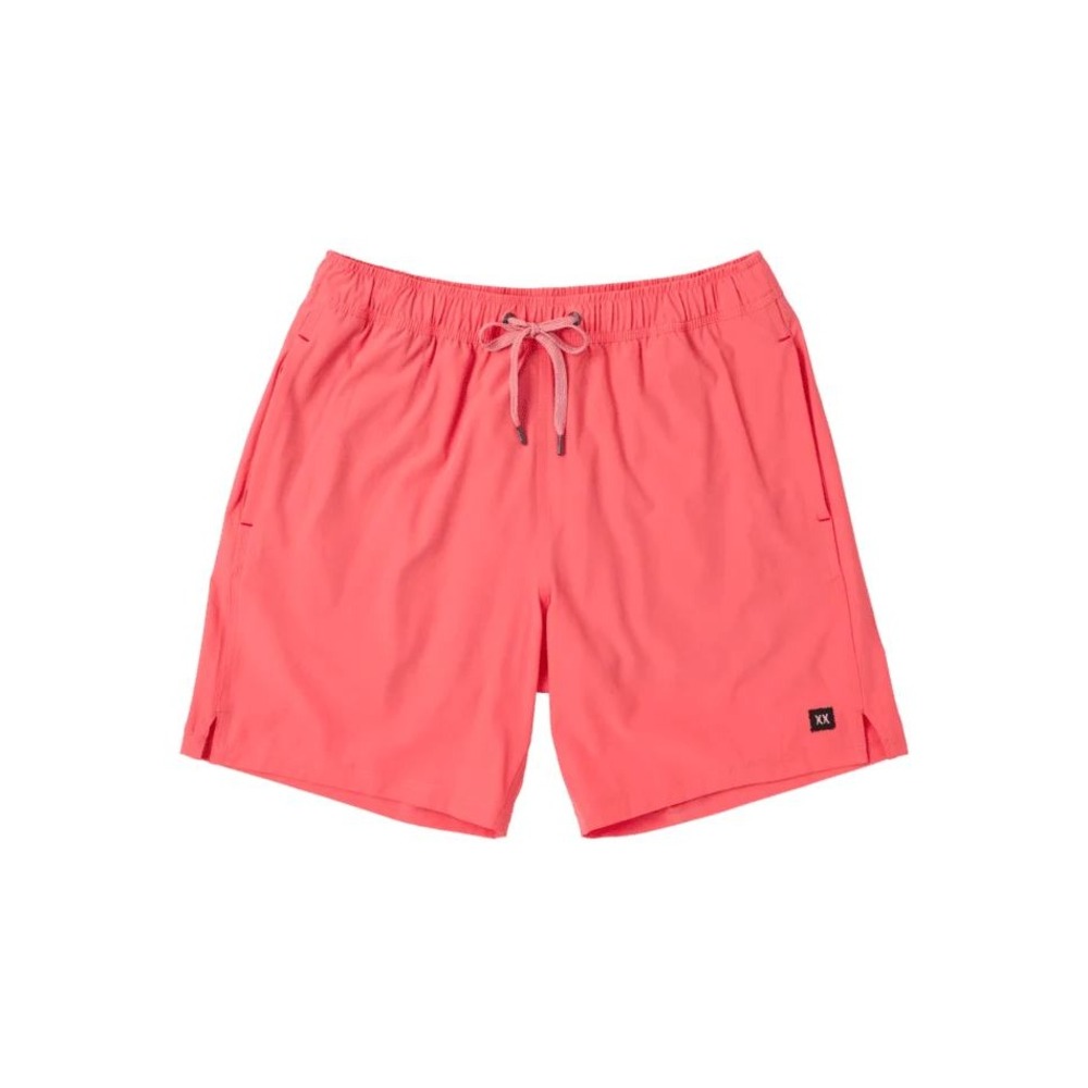 SAXX Oh Buoy 2N1 Volley Swim Shorts Coral Pink XL New With Tags